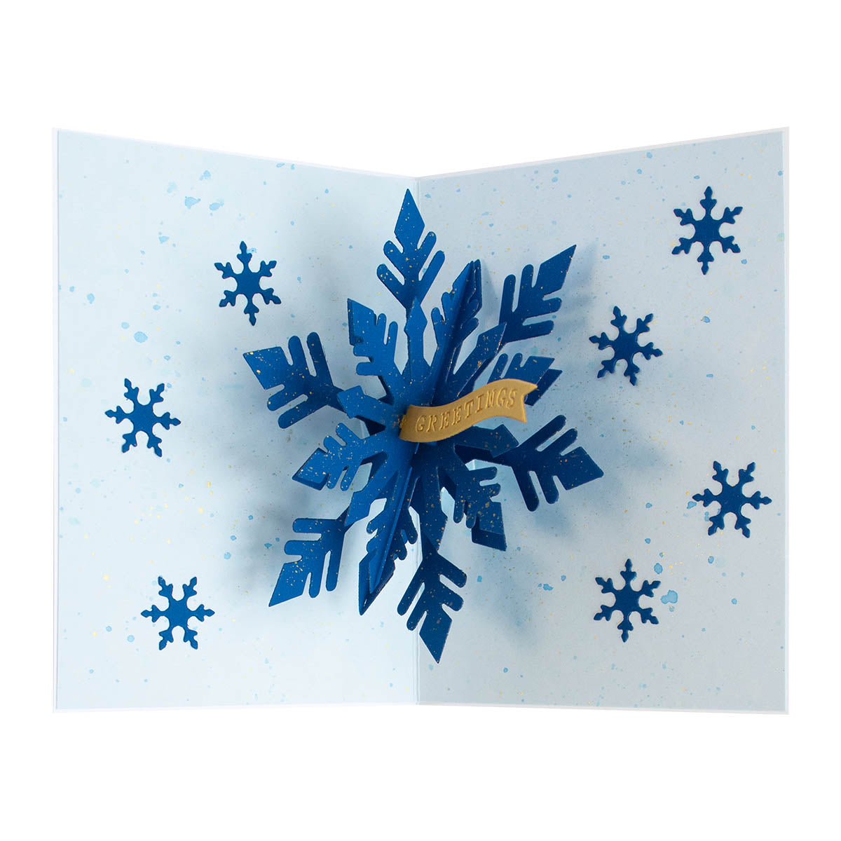 Matrices de découpe Flocon de Neige Pop-Up de la collection Bibi's Snowflakes par Bibi Cameron