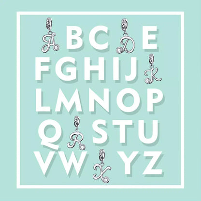 Classic 925 Sterling Silver Initial Necklace