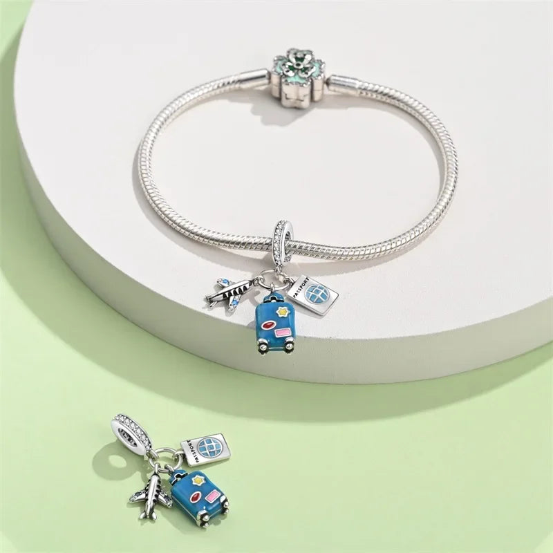 Passport to Adventure Sterling Silver Travel Charm