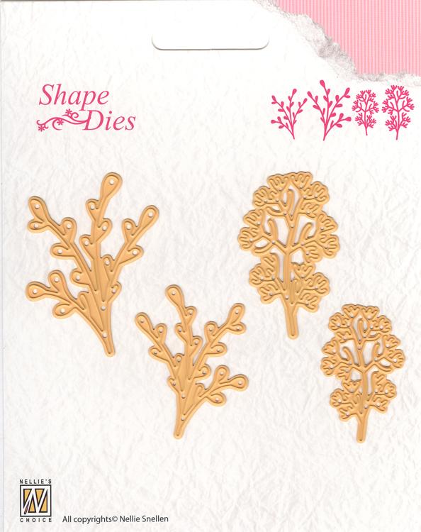 Nellie's Choice - Matrices de Découpe Feuilles 3