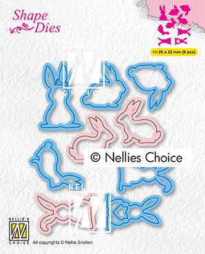 Matrices de découpe Collection de Lièvres 1