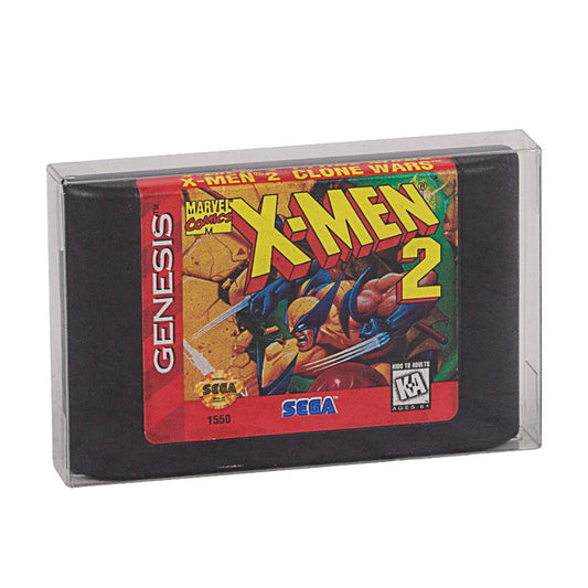 SEGA GENESIS Cartridge Only / SEGA MEGA Cartridge Only / Audio Cassette EVORETRO Case With Sticker - Pack of 25