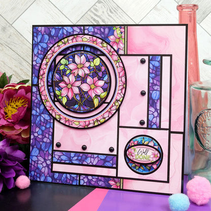 Ensemble de décoration de luxe Fleurs éclatantes
