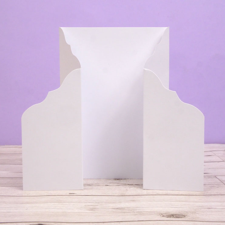 Cartes vierges et enveloppes de luxe découpées – Fancy Gatefold