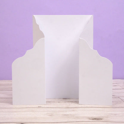Cartes vierges et enveloppes de luxe découpées – Fancy Gatefold