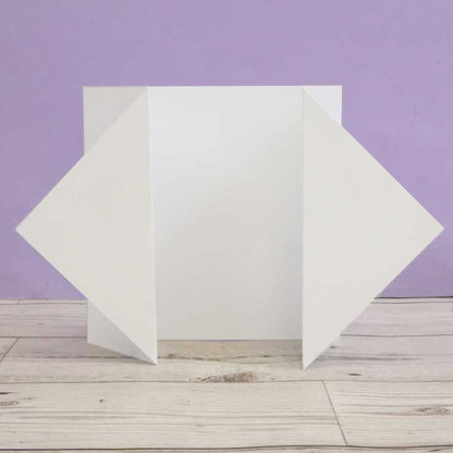 Cartes et enveloppes de luxe prédécoupées – Pli diamant