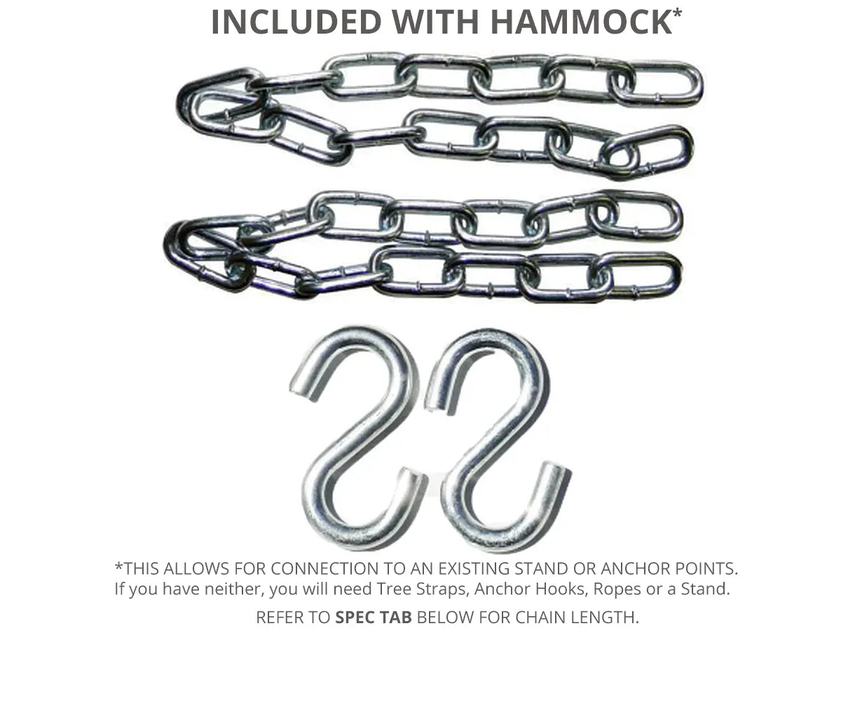 Polyester Rope Hammock - Soft-Woven Deluxe