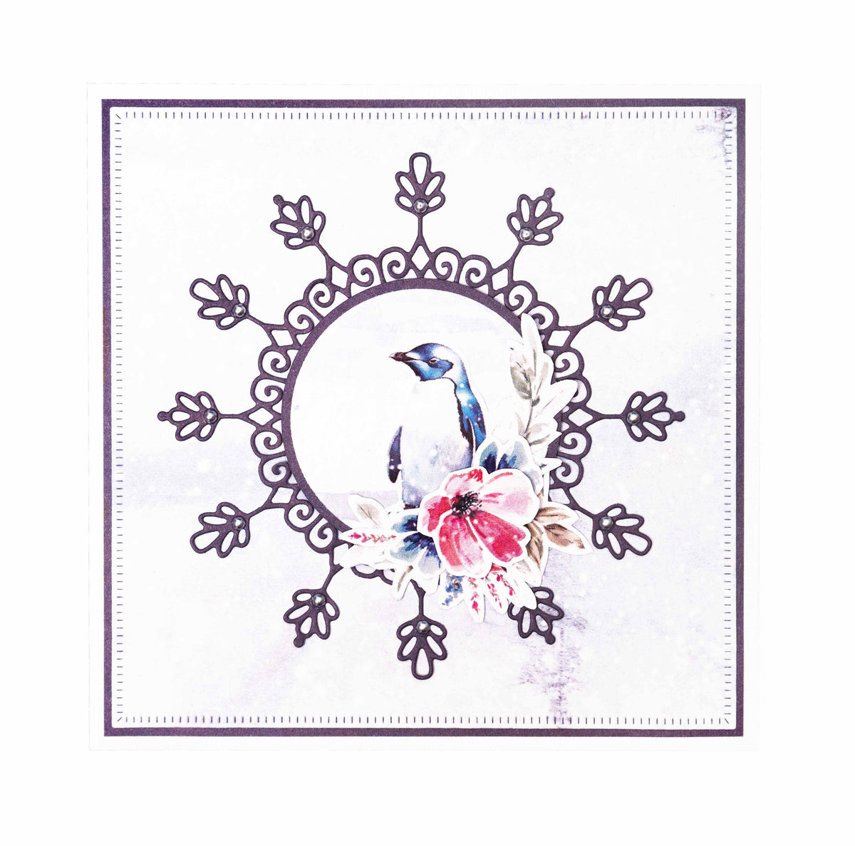 Matrices de découpe SL Mandalas des neiges Hiver arctique 105x144x1mm 3 pièces n°762