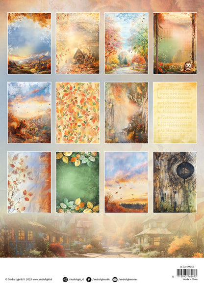 Bloc de papiers design SL - Charming Autumn - 36 feuilles