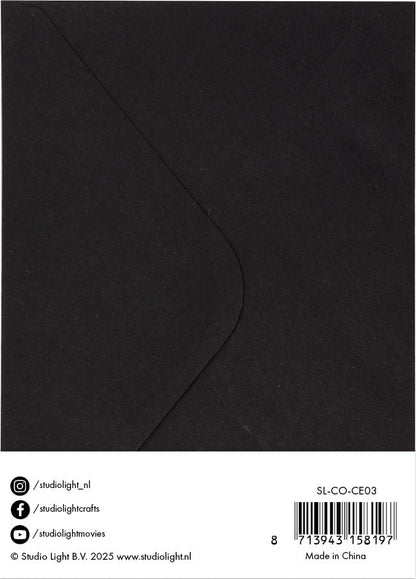 SL Cards & Envelopes Black A6 Consumables 20 PC