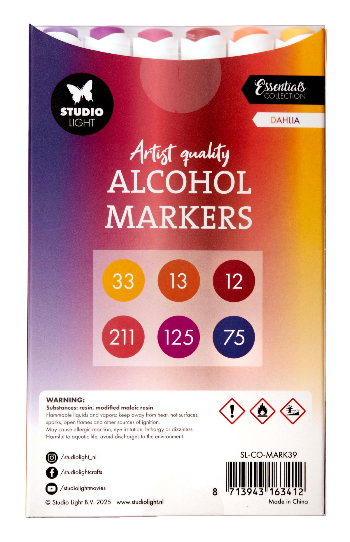 Studio Light Alcohol Ink Markers