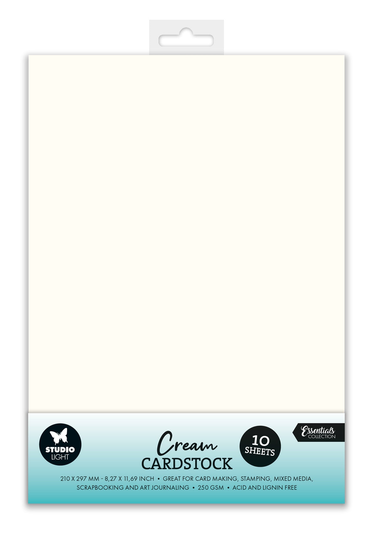 SL Papier à Set Consommables Crème Bristol 250 g/m² 10 FEUILLES