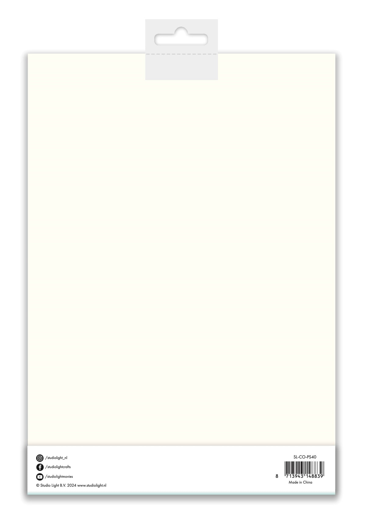 SL Papier à Set Consommables Crème Bristol 250 g/m² 10 FEUILLES