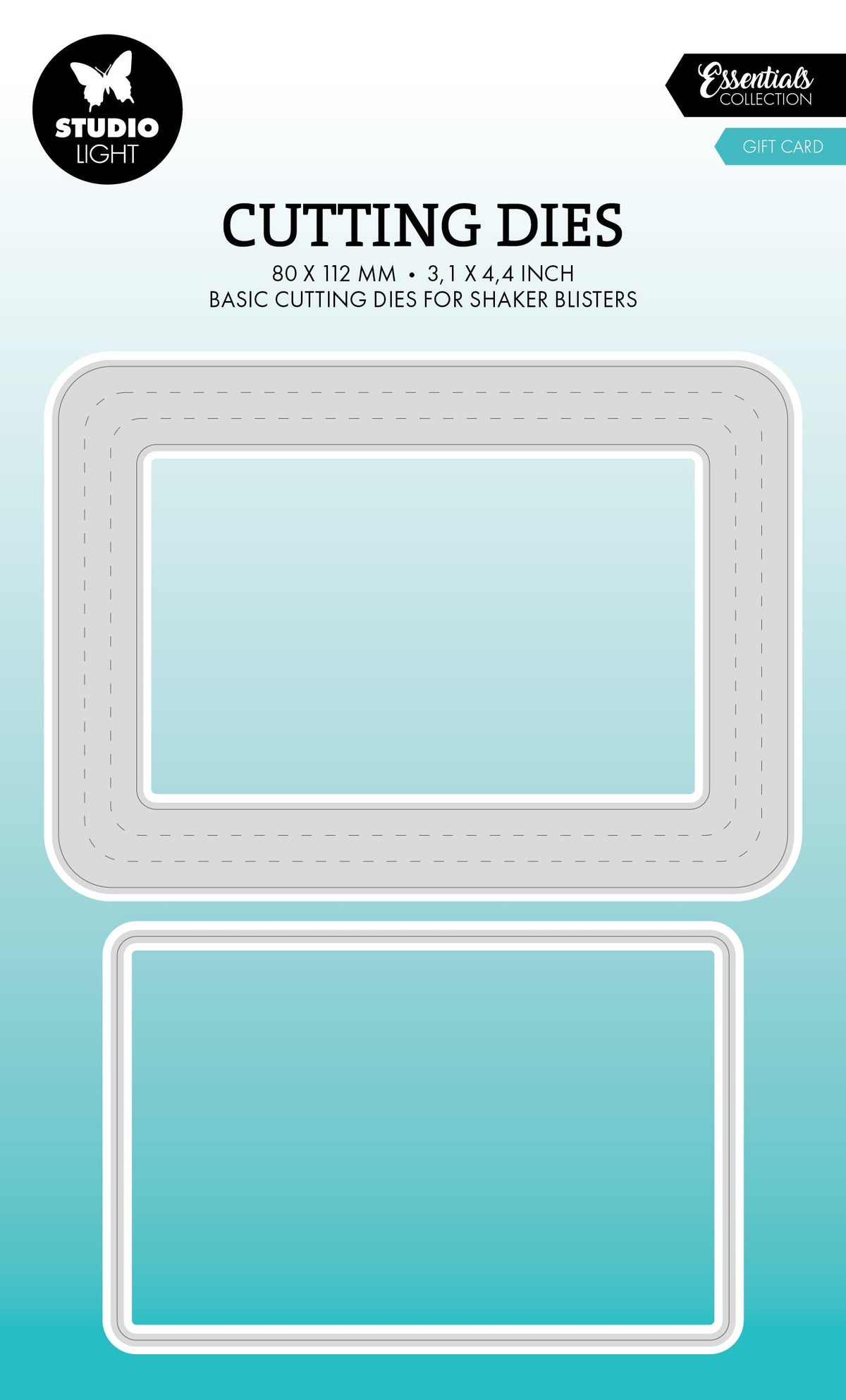 SL Cutting Die Gift Card Blister Die Essentials 2 Pieces