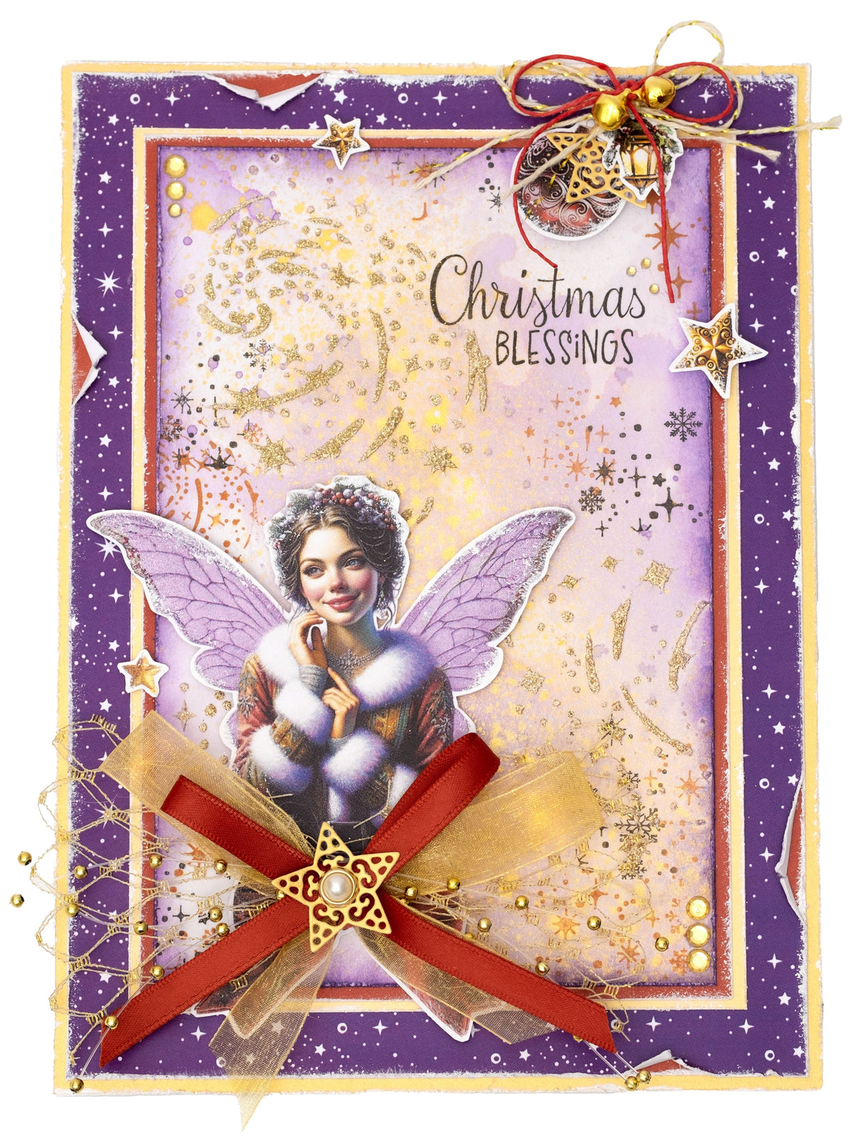 SL Die-Cut Paper Pad Fairy Christmas Essentials 20 Sheets