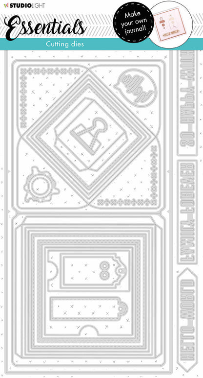 SL Matrice de découpe Carré Journal Essentials 288x153x1mm 1 pièce n°163