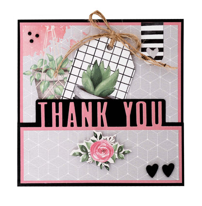 SL Matrice de découpe Mots de remerciement Essentials 60x152x1mm 4 pièces n°218