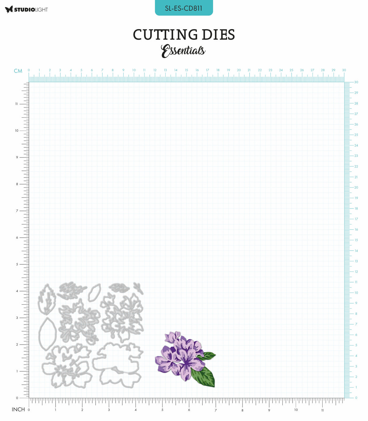 Matrice de découpe multicouche SL - Bouquet de fleurs Essentiels 10 pièces
