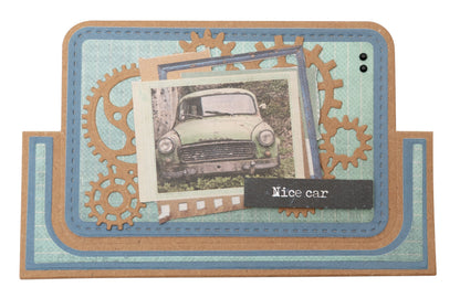SL Matrices de découpe Rectangle Forme de Carte Essentiels 8 pièces