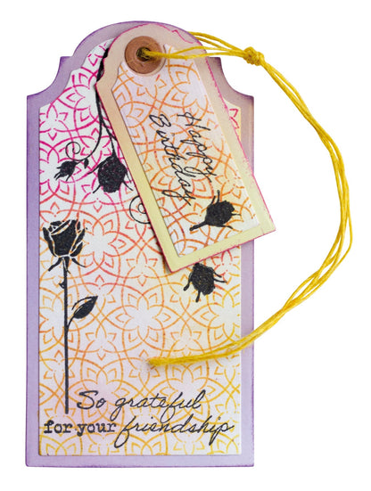 SL Clear Stamp Floral Pattern Essentials 1 PC
