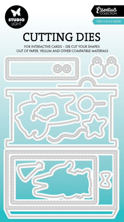 SL Cutting Die Peek A Boo Slider Essentials 14 PC