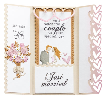 SL Cutting Die Wedding Couple Essentials 7 PC