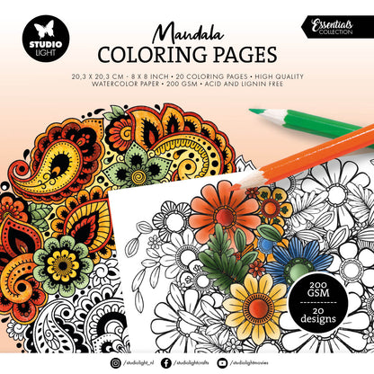 SL Coloriages Mandala Essentiels 20 Feuilles