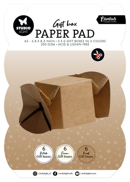 SL Giftbox Paper Pad Candybox Essentials 18 Sheets