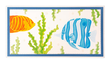 Masque SL Océan Poissons Essentiels 150x210x1mm 1 PC n°198