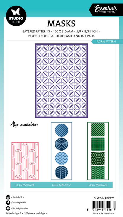 Masque SL Motif Floral Essentiels 1 PC