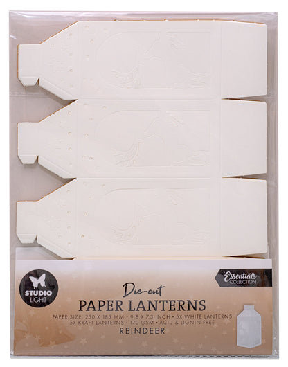 Lanternes découpées SL Cerfs Essentiels 10 feuilles