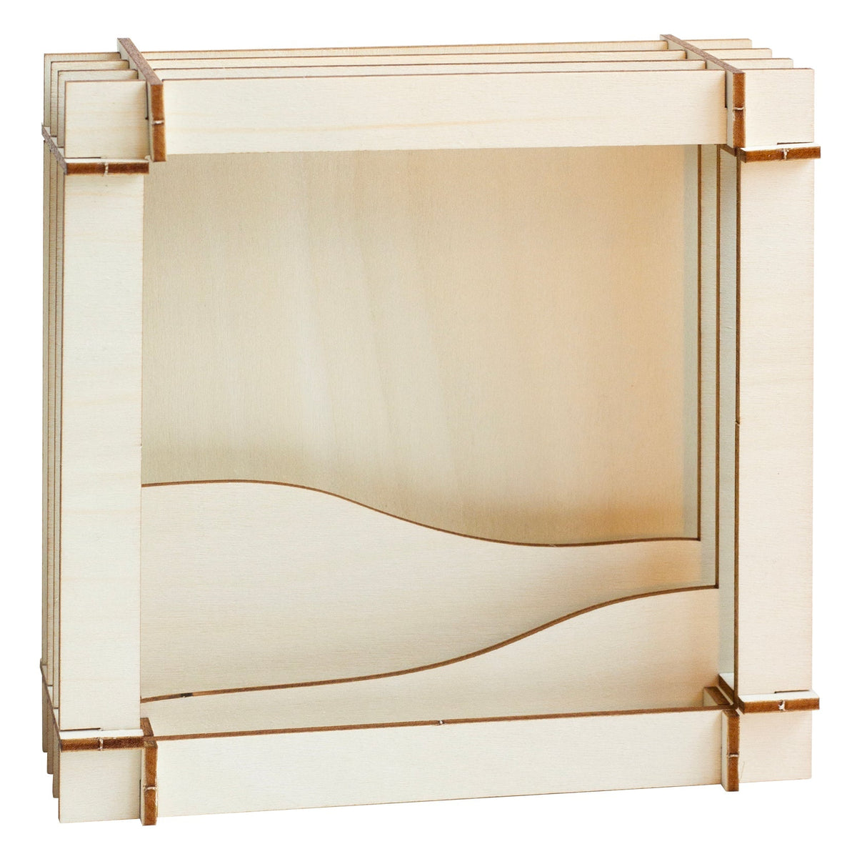 SL Contreplaqué Carré Décors Essentiels 4 PIÈCES
