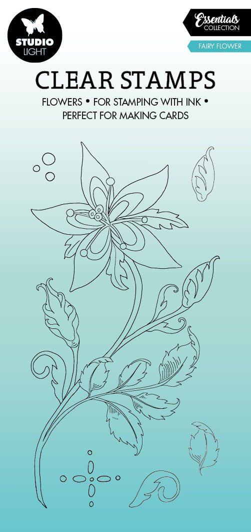 SL Tampon Transparent Fairy Flower Essentials 80x140x3mm 6 pièces n°325