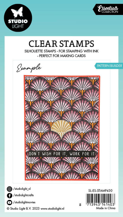 SL Tampon Transparent Motifs Essentiels 62x93x3mm 9 PC nr.430