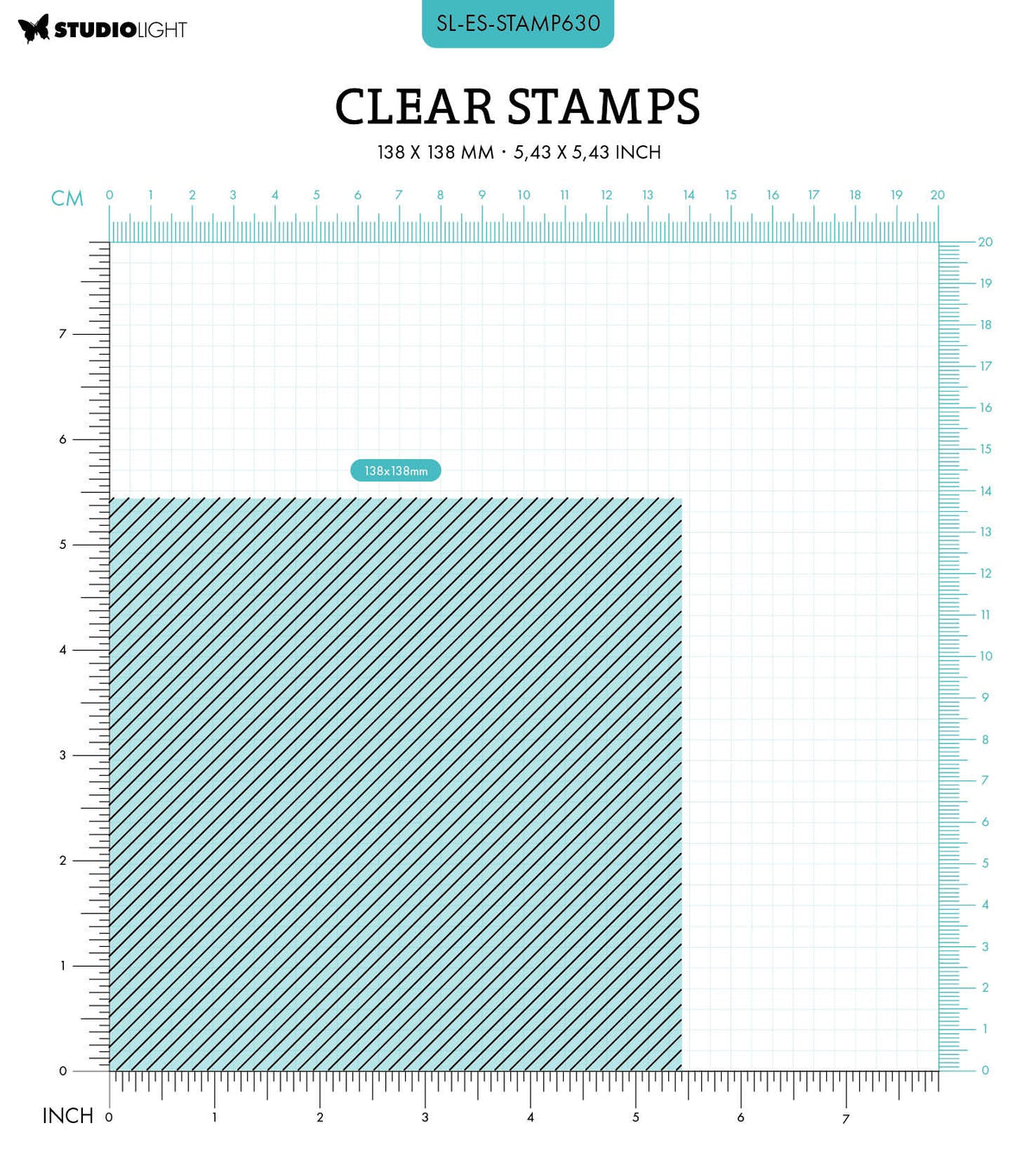 SL Clear Stamp Bandes Fines Essentiels 1 PC