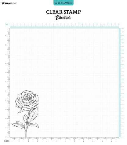 SL Tampon transparent Rose simple Essentials 1 pièce