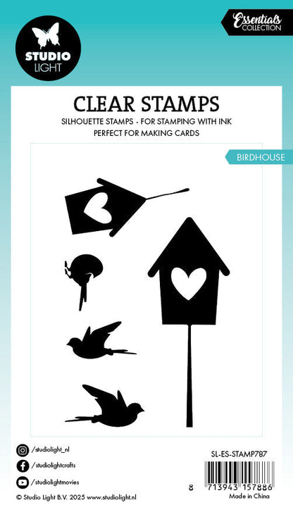 SL Tampon Transparent Niche à Oiseaux Essentiels 5 Pièces