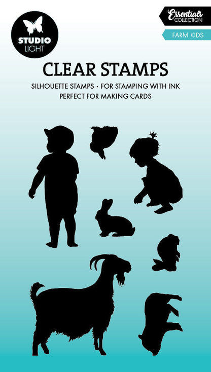 SL Clear Stamp Farm Kids Essentials 7 Pieces