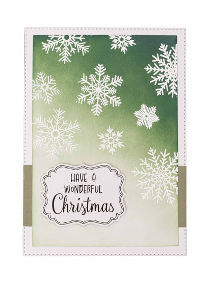 SL Bloc de 15 feuilles d'autocollants « Sentiments de Noël » Essentials
