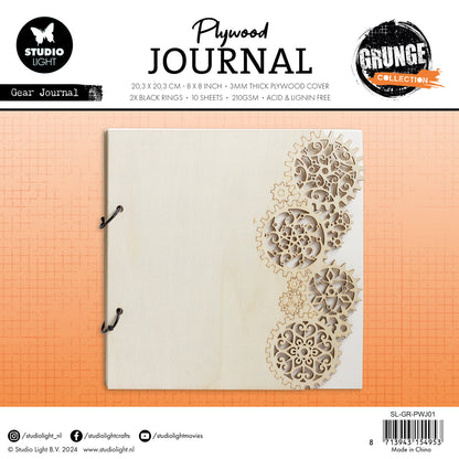 SL Contreplaqué Journal Engrenages Journal Collection Grunge 14 PC