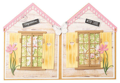 SL Bloc de papier découpé Éléments de papier Spring Meadow 20 feuilles