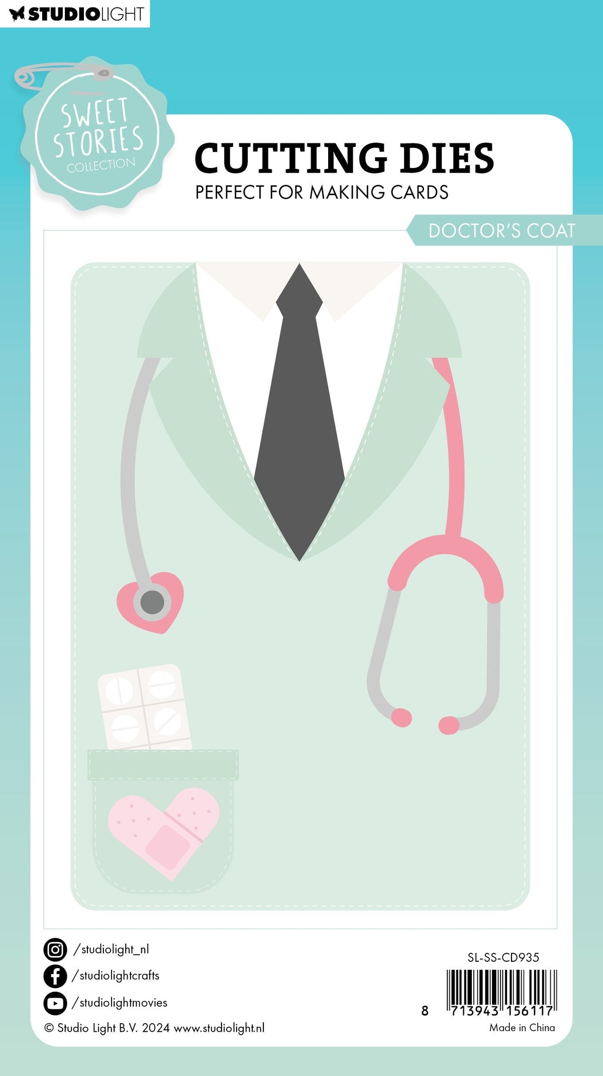 Matrices de découpe SL - Blouse de médecin Histoires amusantes (15 pièces)