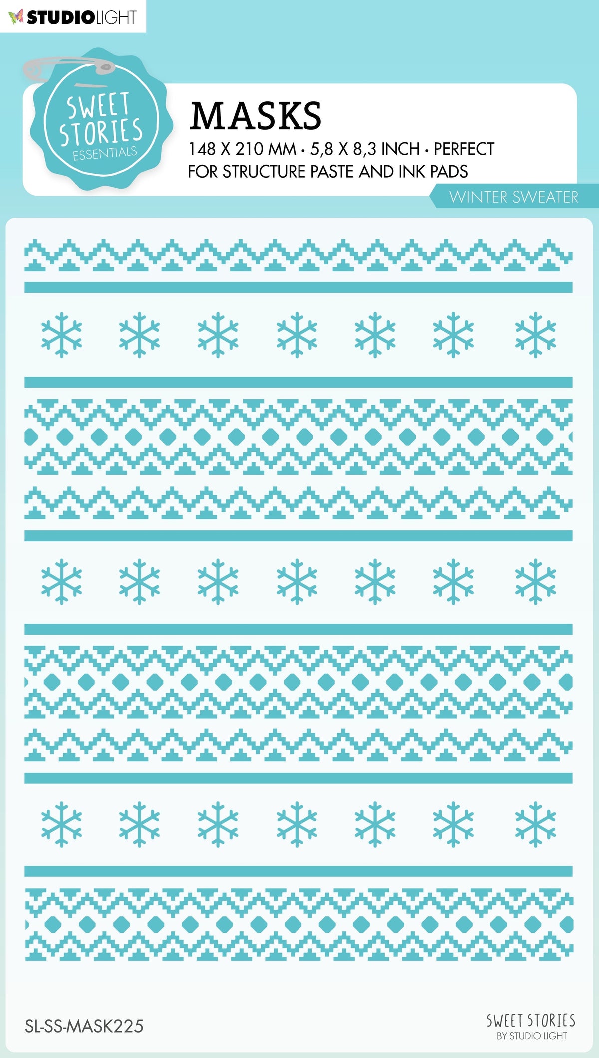 SL Masque Pull d'hiver Histoires douces 150x210x1mm 1 PC n°225