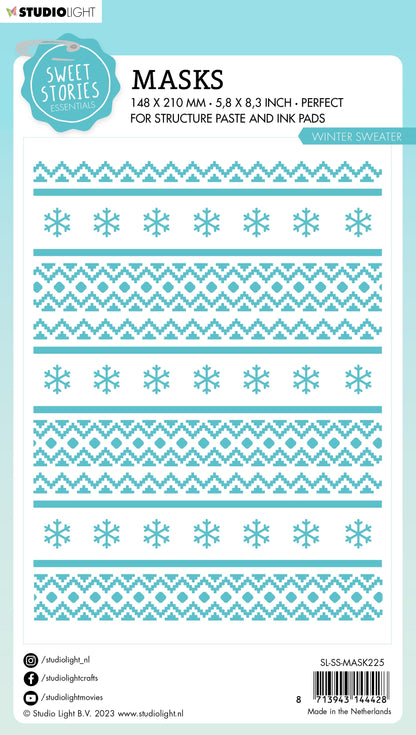 SL Masque Pull d'hiver Histoires douces 150x210x1mm 1 PC n°225