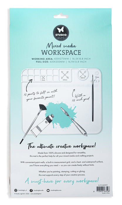 SL Mixed Media Workspace Heat Resistant And Waterproof Tools 1 Piece