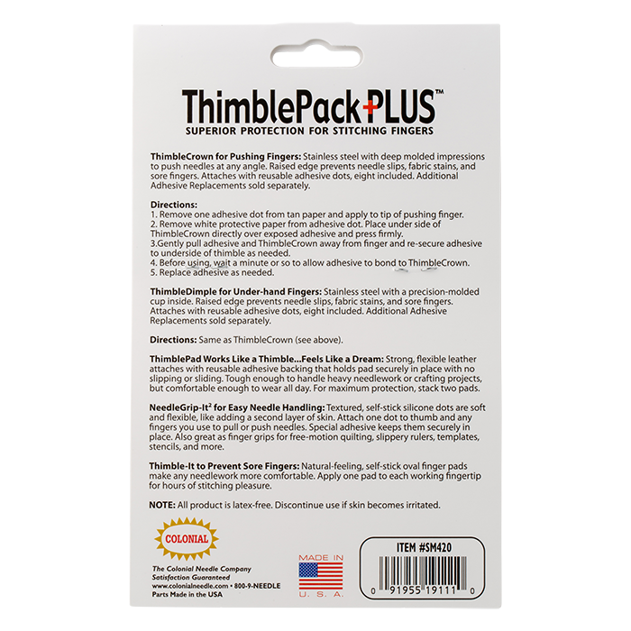 Colonial Thimble Pack PLUS