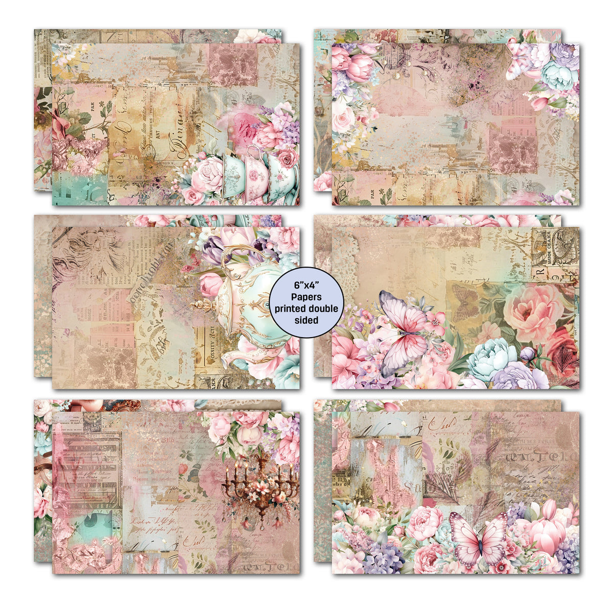 Lot de cartes 6x4 Positivi-Tea de 3Quarter Designs