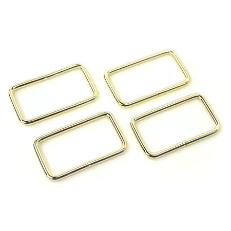 Sallie Tomato - Set of Four Rectangle Rings - 1.5"