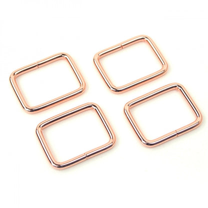 Sallie Tomato - Set of Four Rectangle Rings - 1"