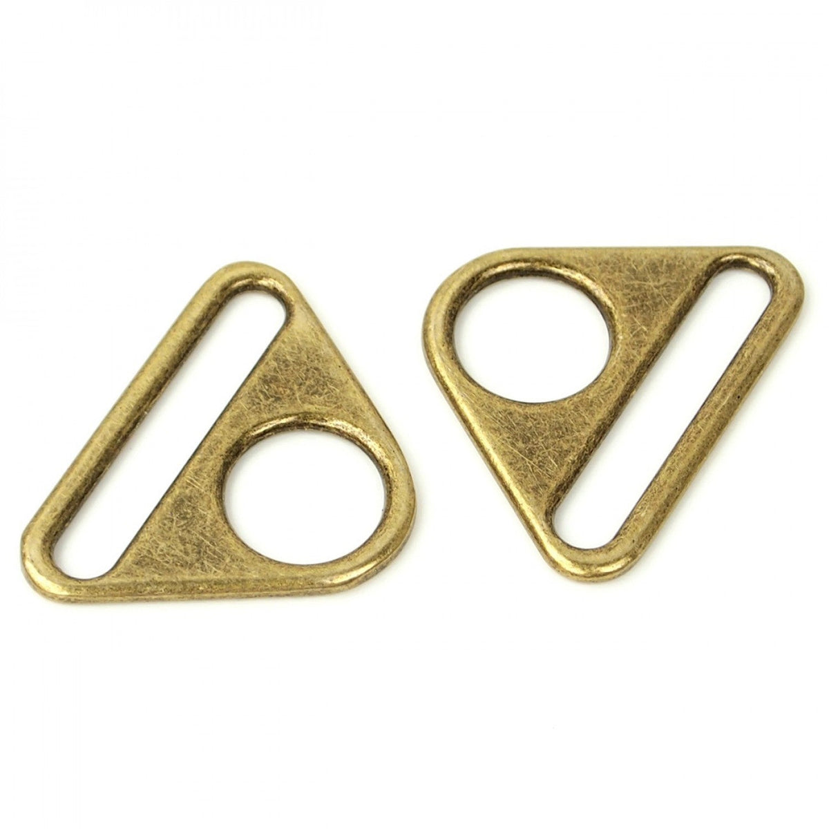 Paire d'anneaux triangulaires plats de 3,8 cm de By Annie